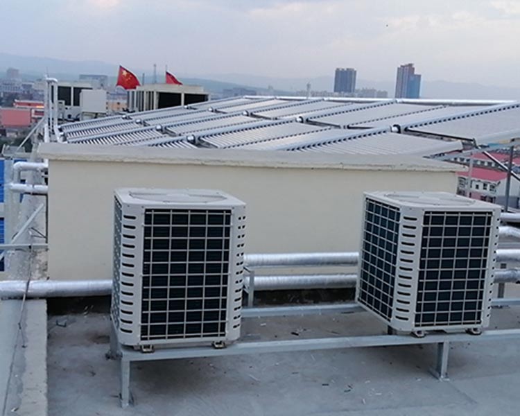 山阴中医医院海尔太阳能+空气能热水系统项目