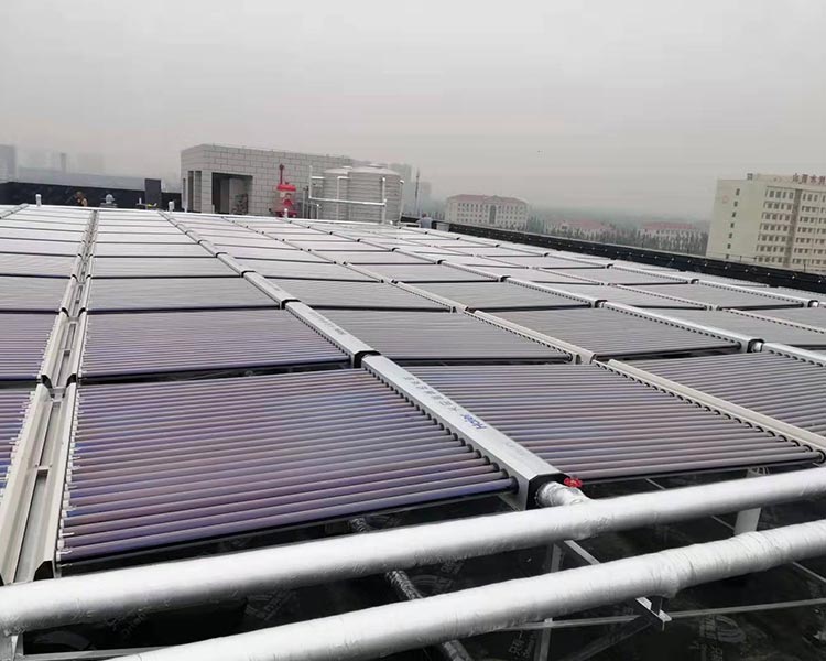 太原市小店区新学道鸿儒双语小学校太阳能+空气能热水项目
