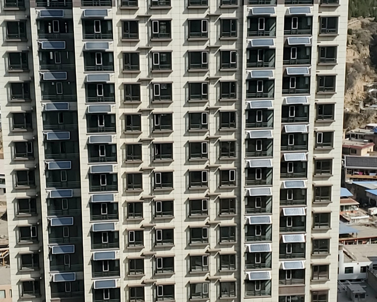 柳林达滋丽景阳台机工程案例